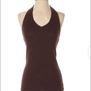 Acrobat Brown Halter Top XS